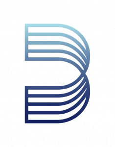 Blue Fold Color Square Logo